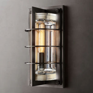 Vicomtic Outdoor Modern Metal Wall Sconce - Zonesus