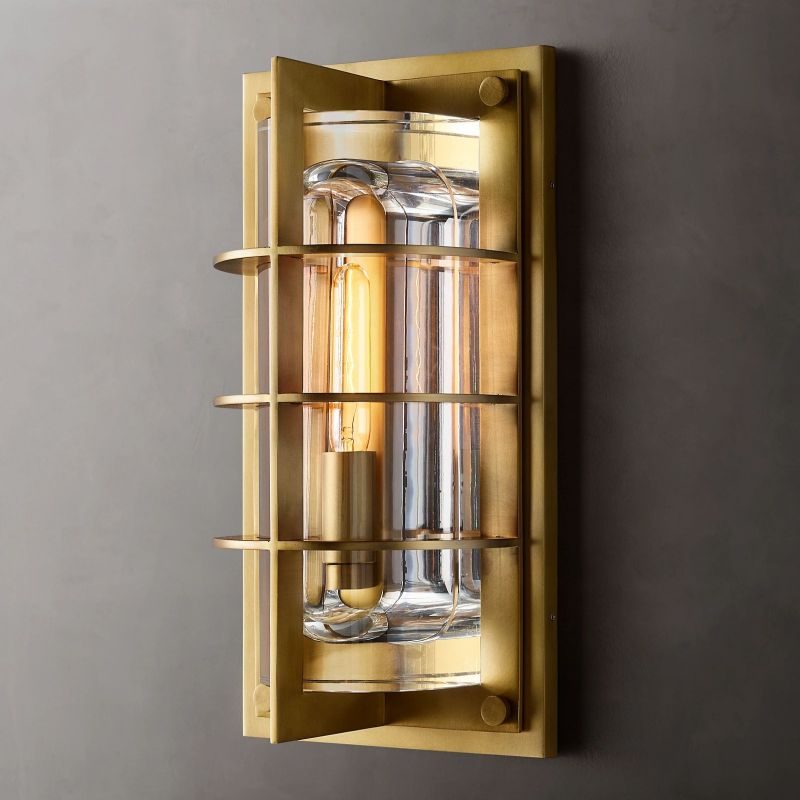 Vicomtic Outdoor Modern Metal Wall Sconce - Zonesus