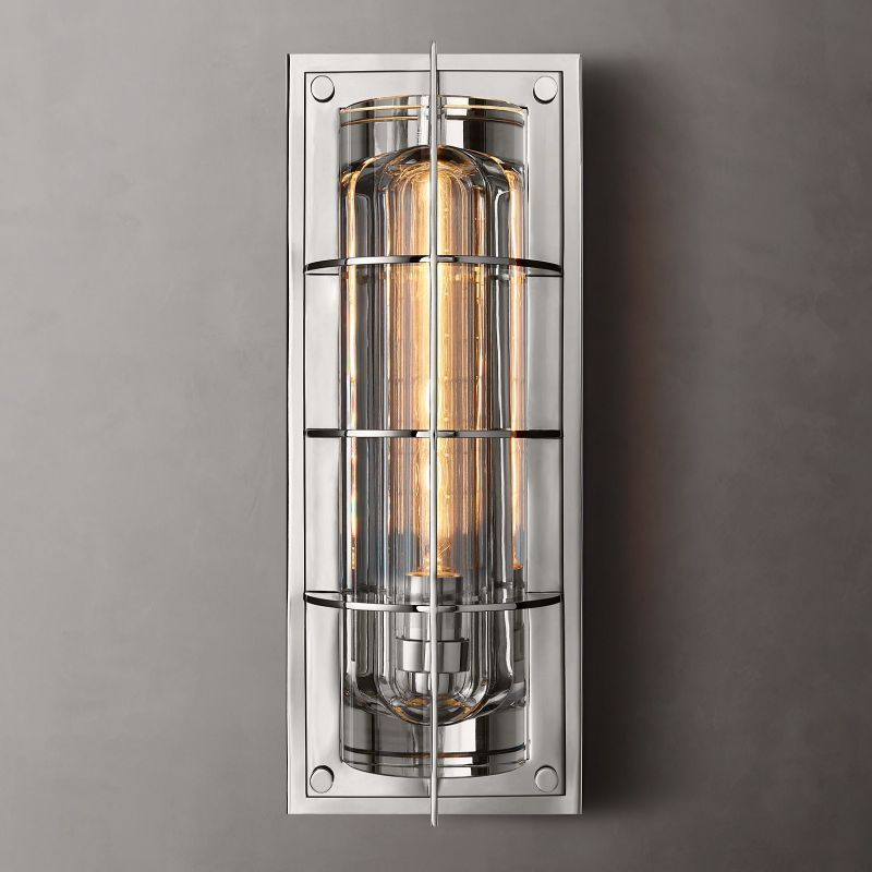 Vicomtic Outdoor Modern Metal Wall Sconce - Zonesus