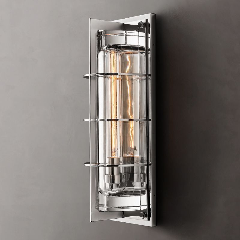 Vicomtic Outdoor Modern Metal Wall Sconce - Zonesus