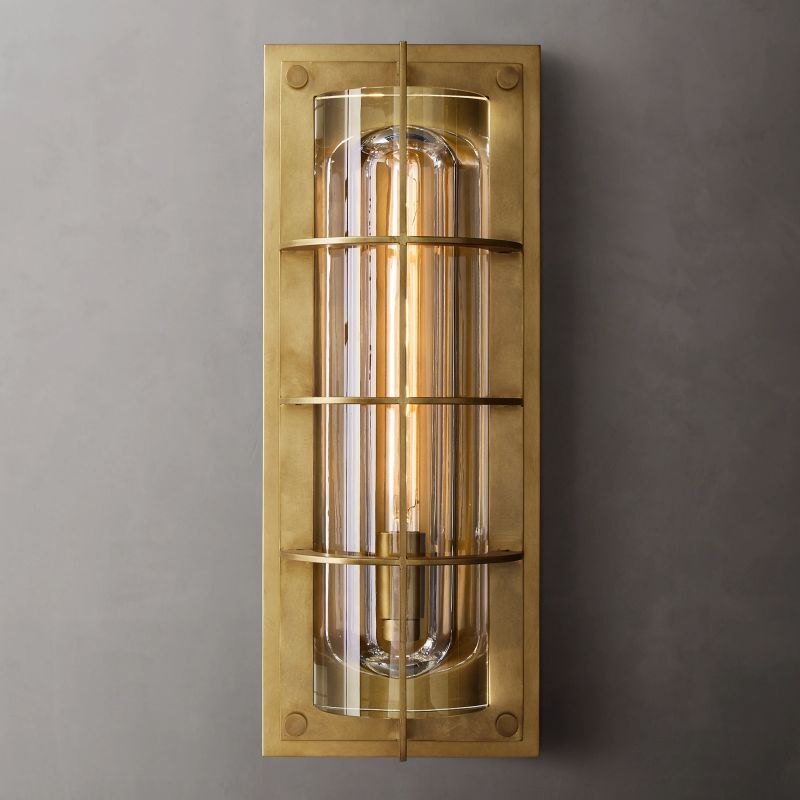 Vicomtic Outdoor Modern Metal Wall Sconce - Zonesus