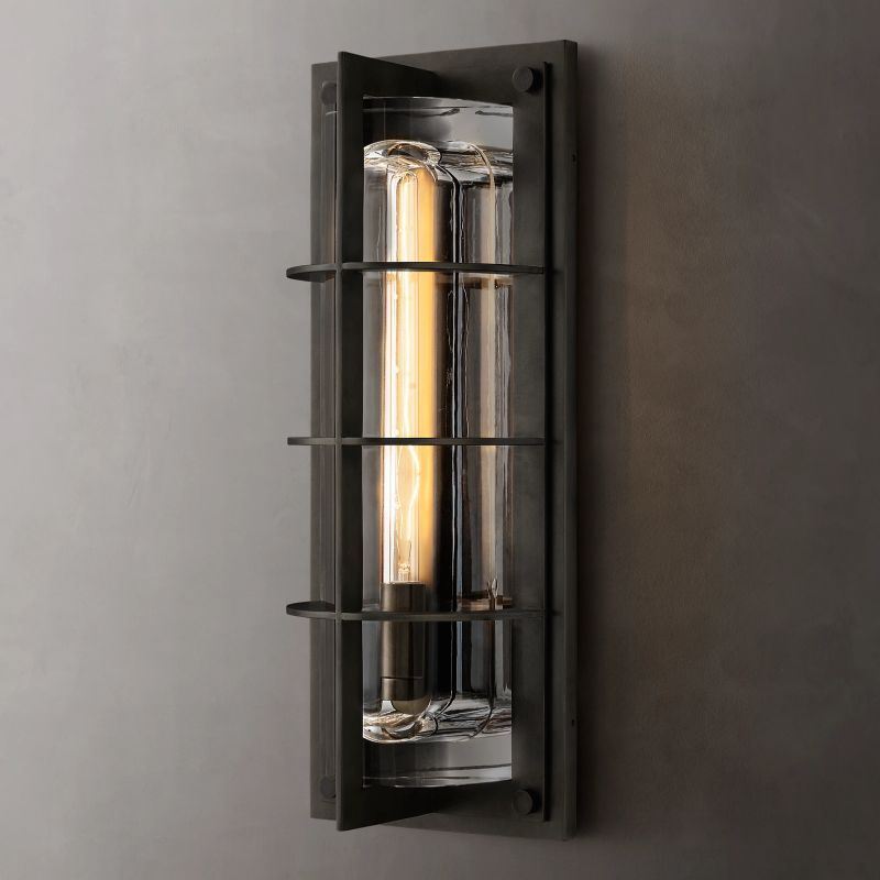 Vicomtic Outdoor Modern Metal Wall Sconce - Zonesus