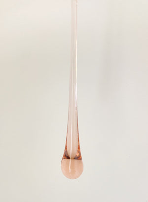 Vintage – Murano Teardrops Chandelier – 70s – Pink prisms - Zonesus