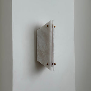 Vivien Alabaster Stone Wall Lamp - Zonesus