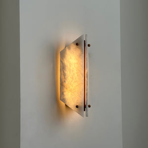 Vivien Alabaster Stone Wall Lamp - Zonesus