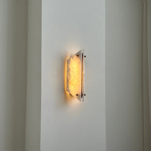 Vivien Alabaster Stone Wall Lamp - Zonesus