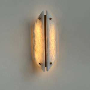 Vivien Alabaster Stone Wall Lamp - Zonesus