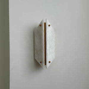 Vivien Alabaster Stone Wall Lamp - Zonesus