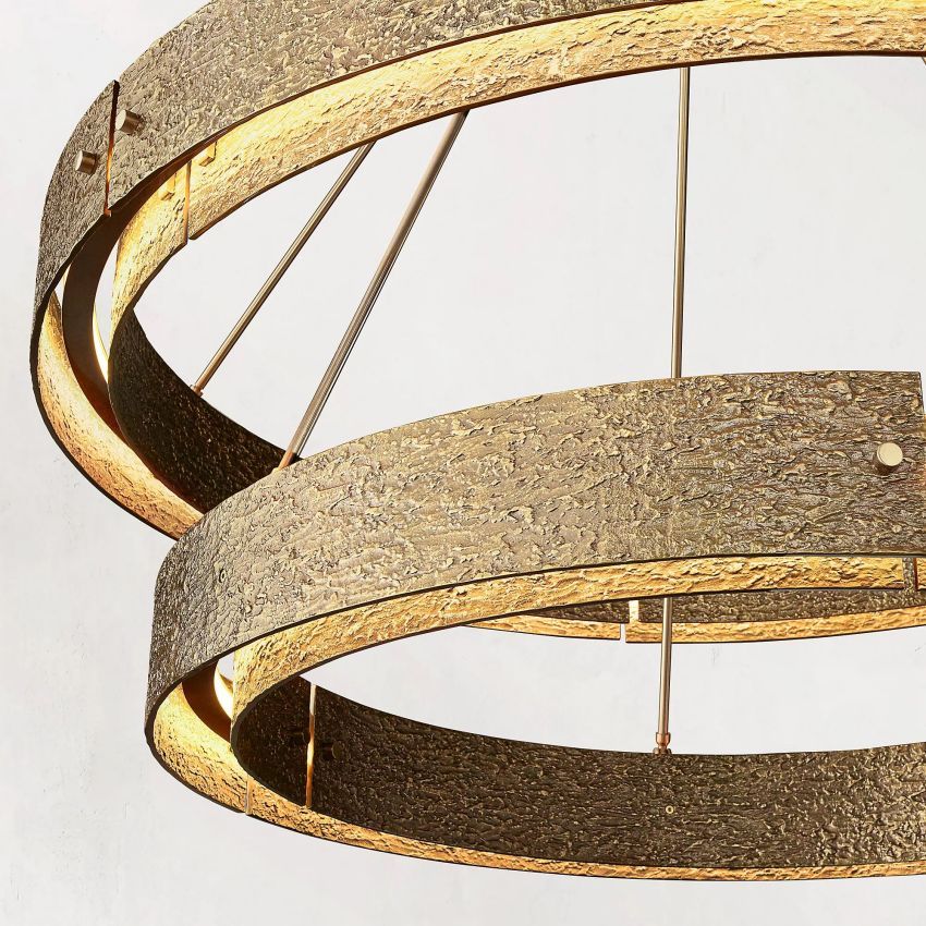 Nova Two-Tier Round Chandelier 60" - Zonesus