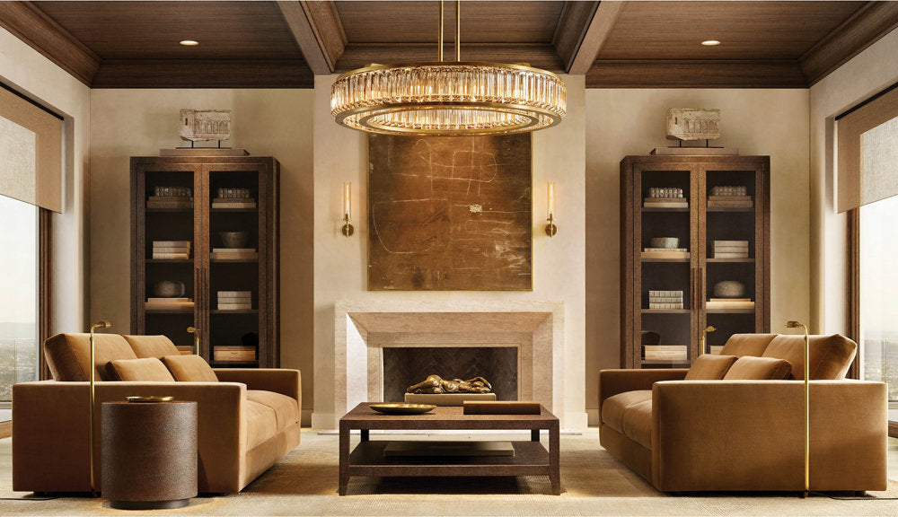 Mauriar Round Chandelier 37" - Zonesus