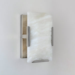 Harllow Calcite Single Wall Sconce 6“ - Zonesus