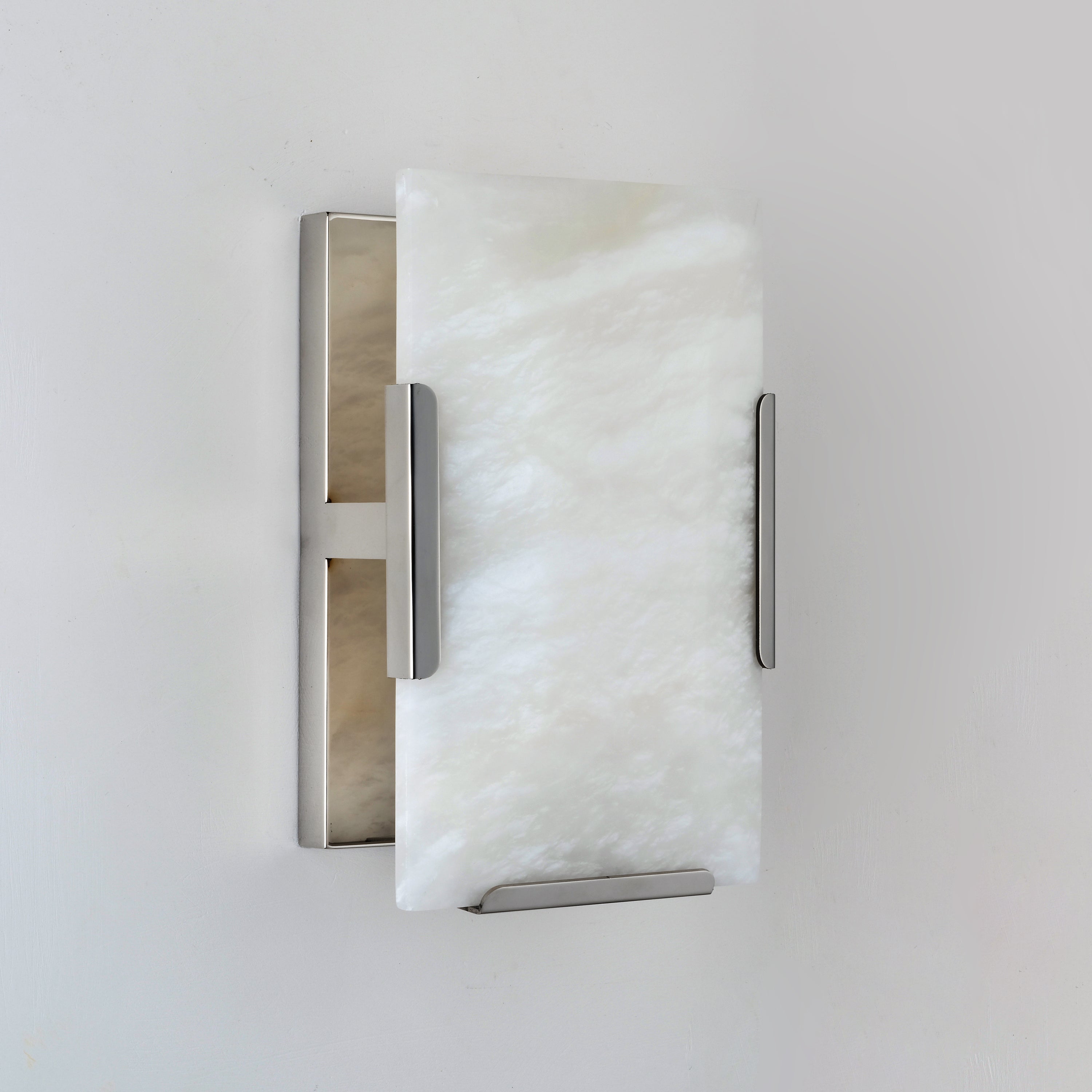 Harllow Calcite Single Wall Sconce 6“ - Zonesus