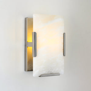 Harllow Calcite Single Wall Sconce 6“ - Zonesus