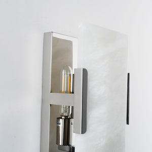 Harllow Calcite Single Wall Sconce 6“ - Zonesus