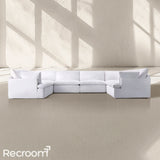 Kloud Modular Track Arm U-Sofa Sectional - Zonesus