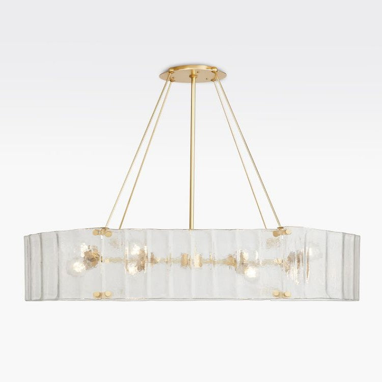 Willamette Oval Crystal Chandelier 48" - Zonesus