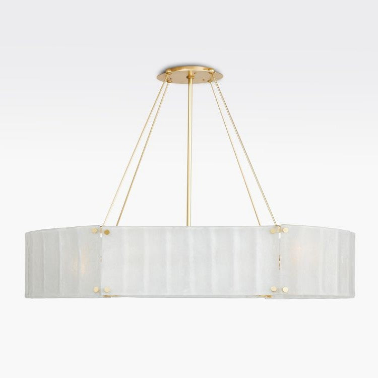 Willamette Oval Crystal Chandelier 48" - Zonesus