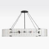 Willamette Oval Crystal Chandelier 60" - Zonesus