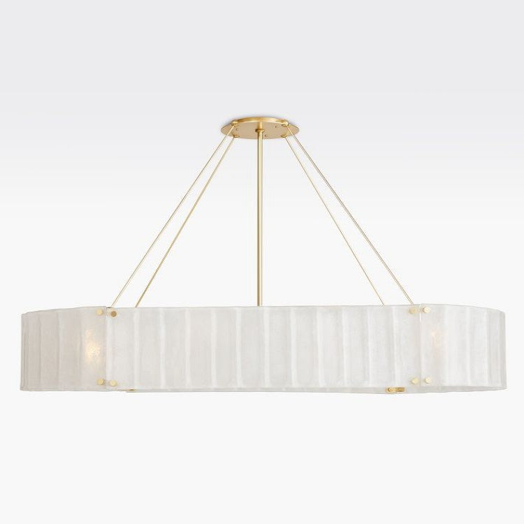 Willamette Oval Crystal Chandelier 60" - Zonesus