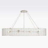Willamette Oval Crystal Chandelier 60" - Zonesus