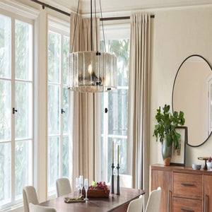 Willamette Round Crystal Chandelier 24" - Zonesus