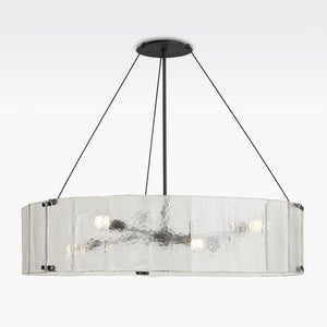 Willamette Round Crystal Chandelier 48" - Zonesus
