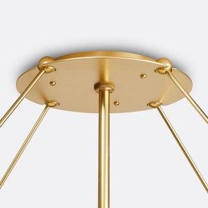 Willamette Round Crystal Chandelier 48" - Zonesus