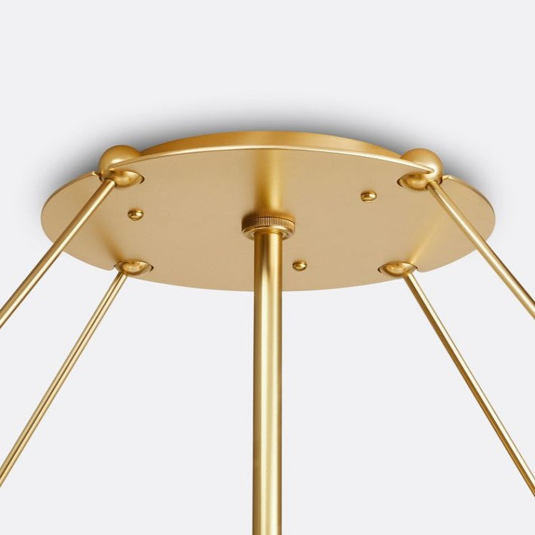 Willamette Round Crystal Chandelier 48" - Zonesus