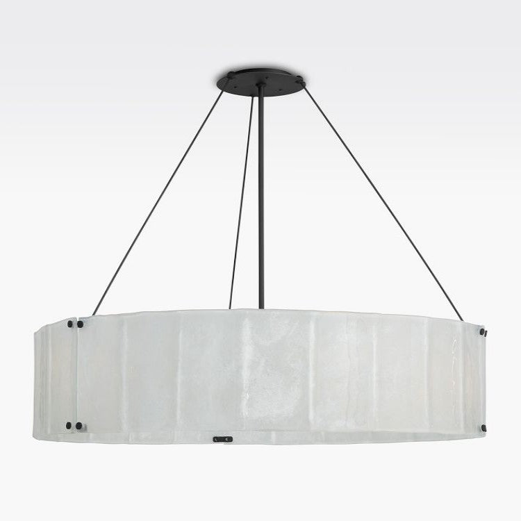 Willamette Round Crystal Chandelier 48" - Zonesus