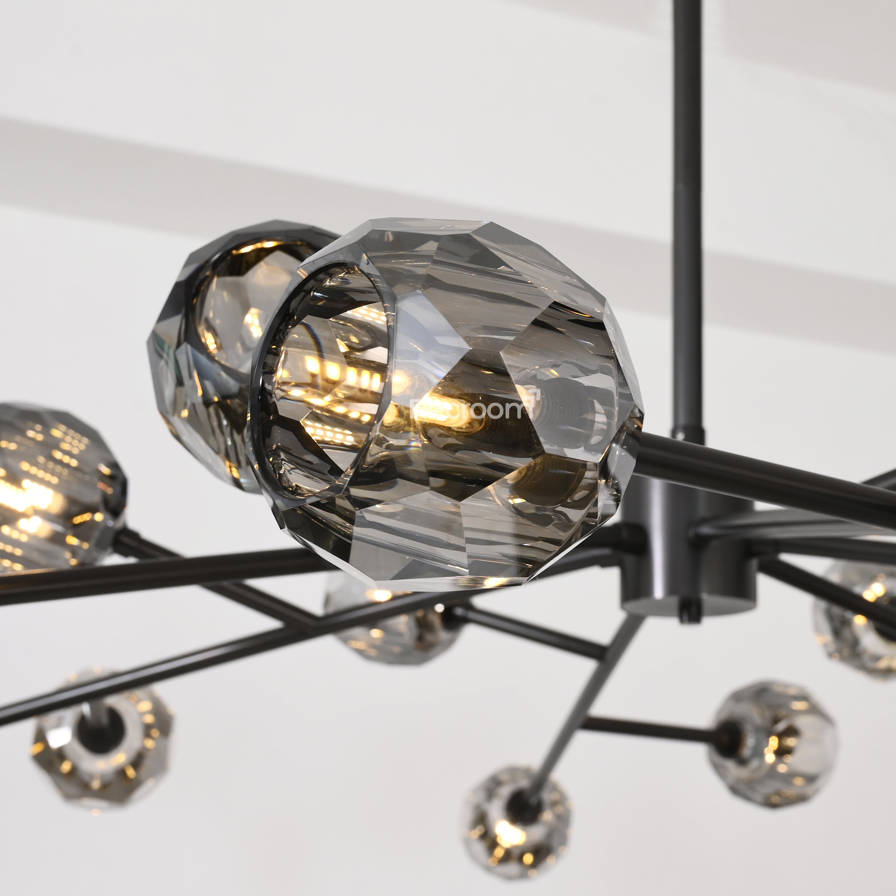Boulew Crystal Glass Round Chandelier 60" - Zonesus