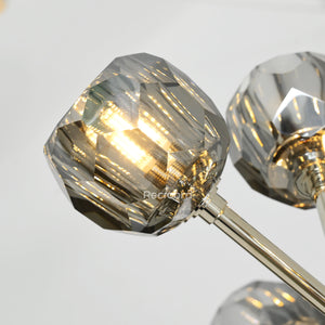Boulew Crystal Glass Round Chandelier 36" - Zonesus
