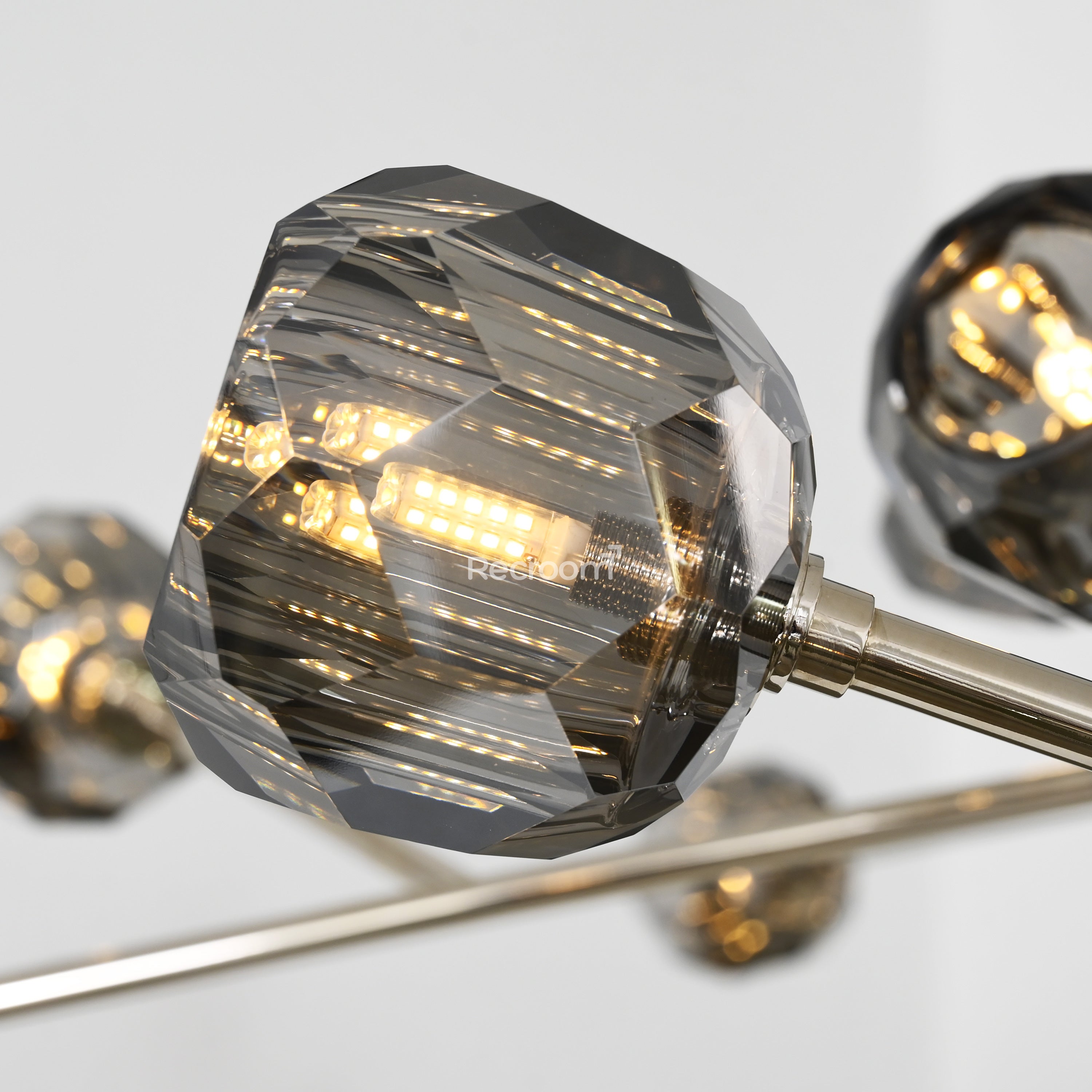 Boulew Crystal Glass Round Chandelier 72" - Zonesus