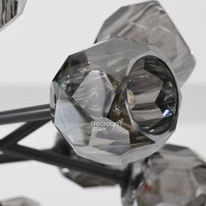 Boulew Crystal Glass Round Chandelier 36" - Zonesus