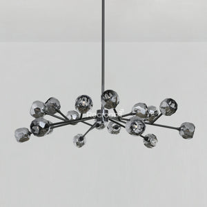 Boulew Crystal Glass Round Chandelier 48" - Zonesus