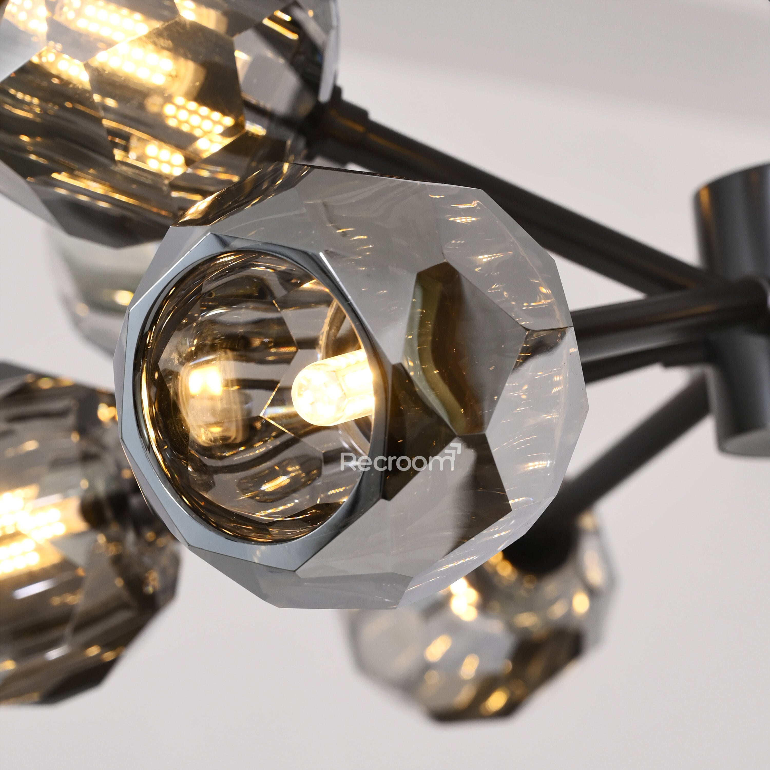 Boulew Crystal Glass Round Chandelier 36" - Zonesus