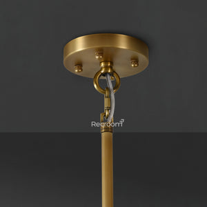 Boulew Crystal Glass Round Chandelier 36" - Zonesus