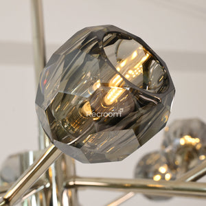 Boulew Crystal Glass Round Chandelier 48" - Zonesus