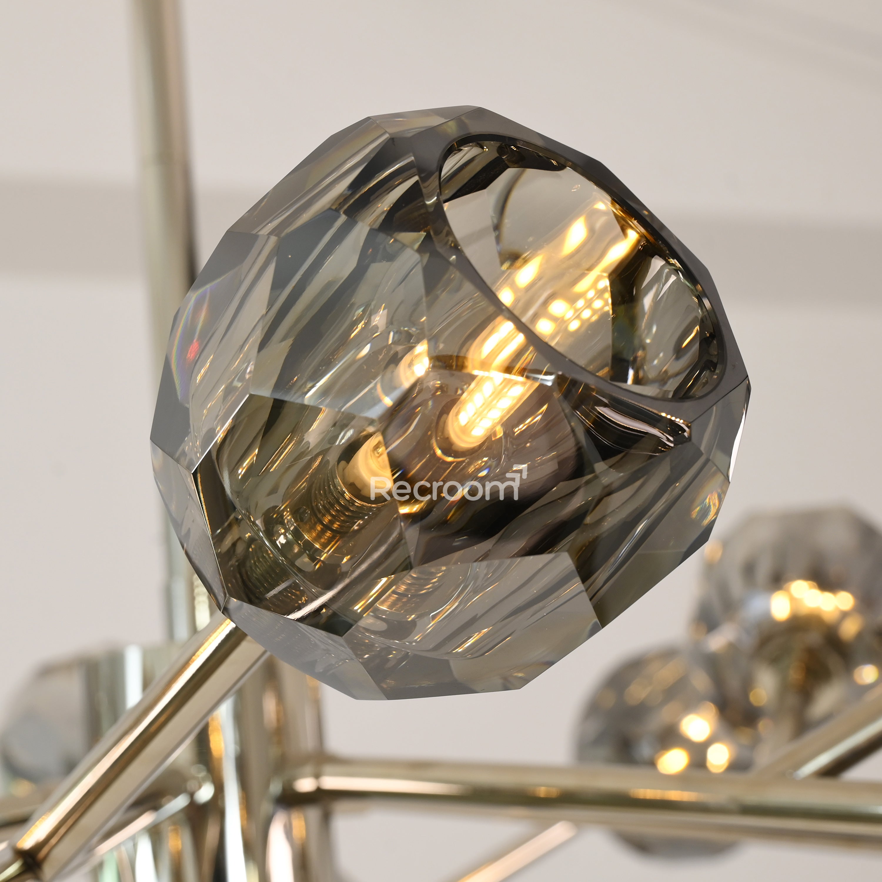 Boulew Crystal Glass Round Chandelier 48" - Zonesus