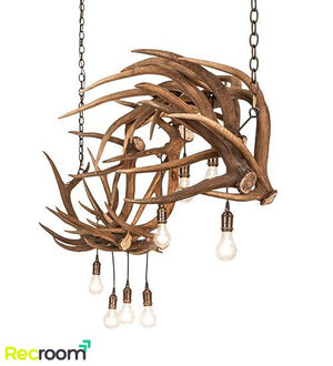 74" Long Antlers 8 Light Oblong Chandelier - Zonesus