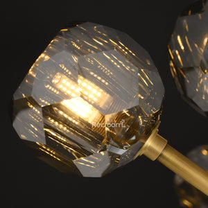 Boulew Crystal Glass Round Chandelier 36" - Zonesus