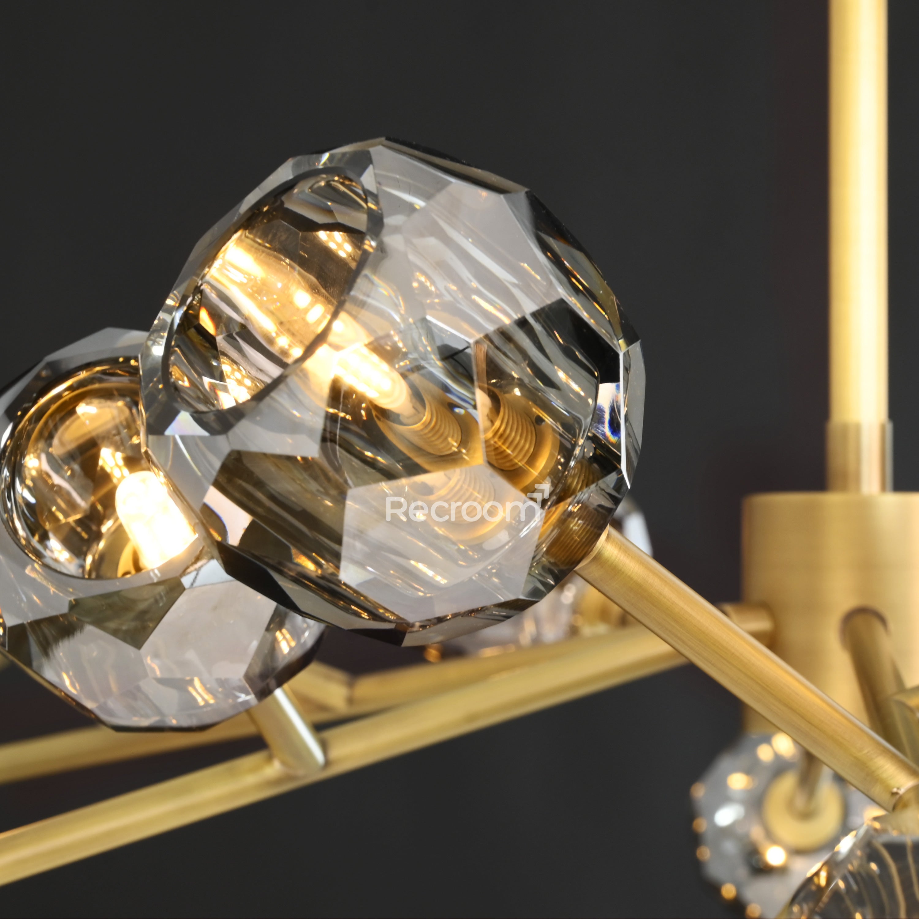Boulew Crystal Glass Round Chandelier 48" - Zonesus