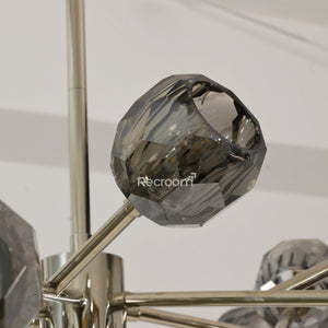 Boulew Crystal Glass Round Chandelier 48" - Zonesus