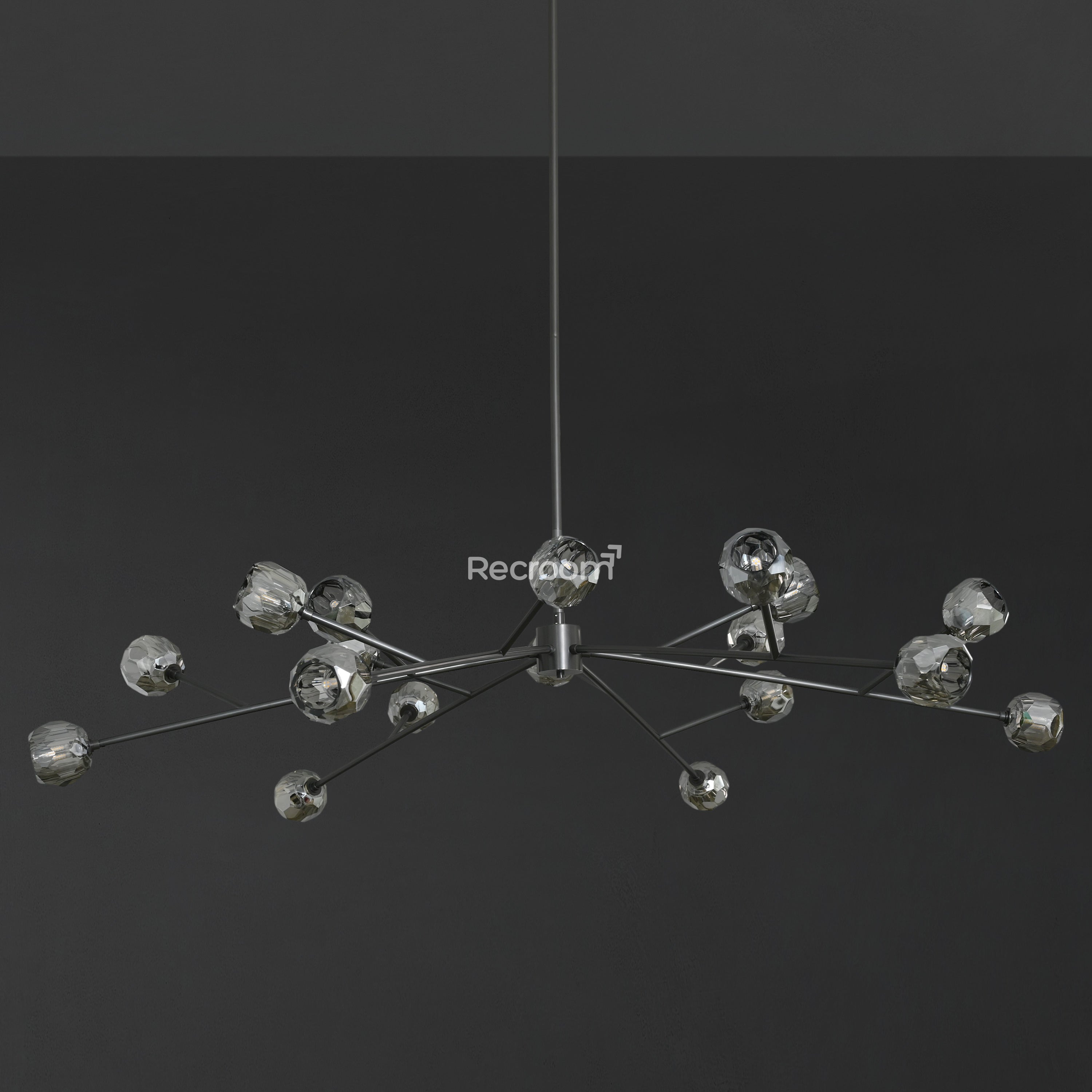Boulew Crystal Glass Round Chandelier 72" - Zonesus