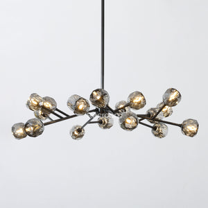 Boulew Crystal Glass Round Chandelier 48" - Zonesus