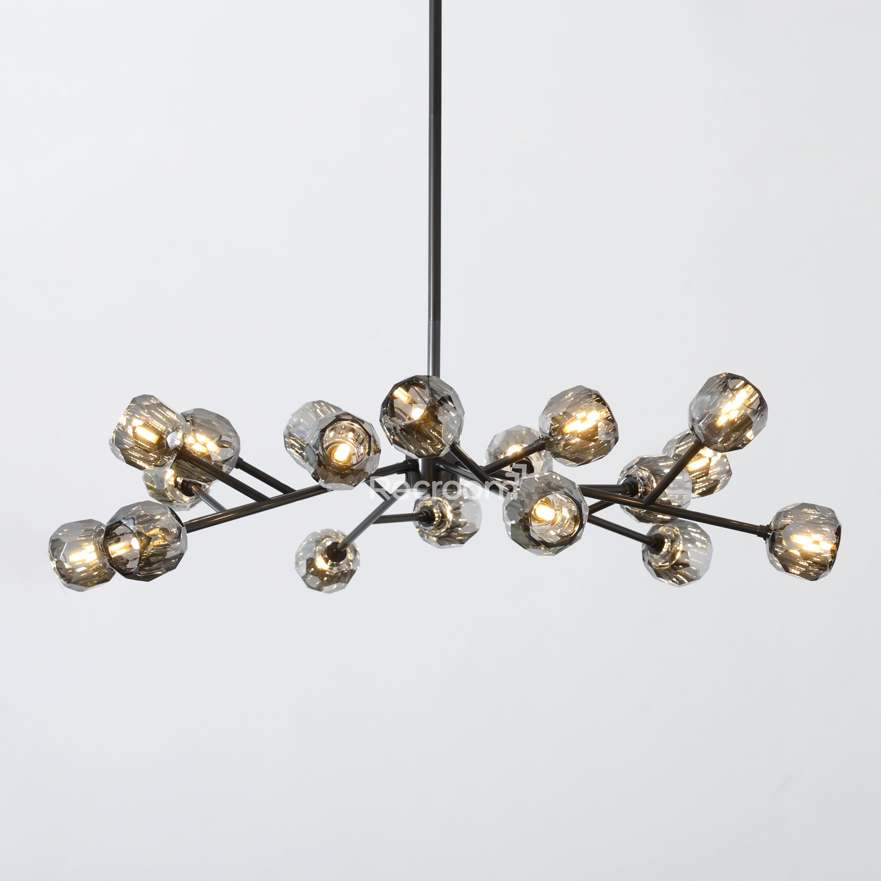 Boulew Crystal Glass Round Chandelier 48" - Zonesus