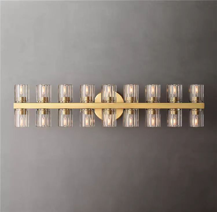 Arcachonest Crystal Wall Sconce 26"W - Zonesus