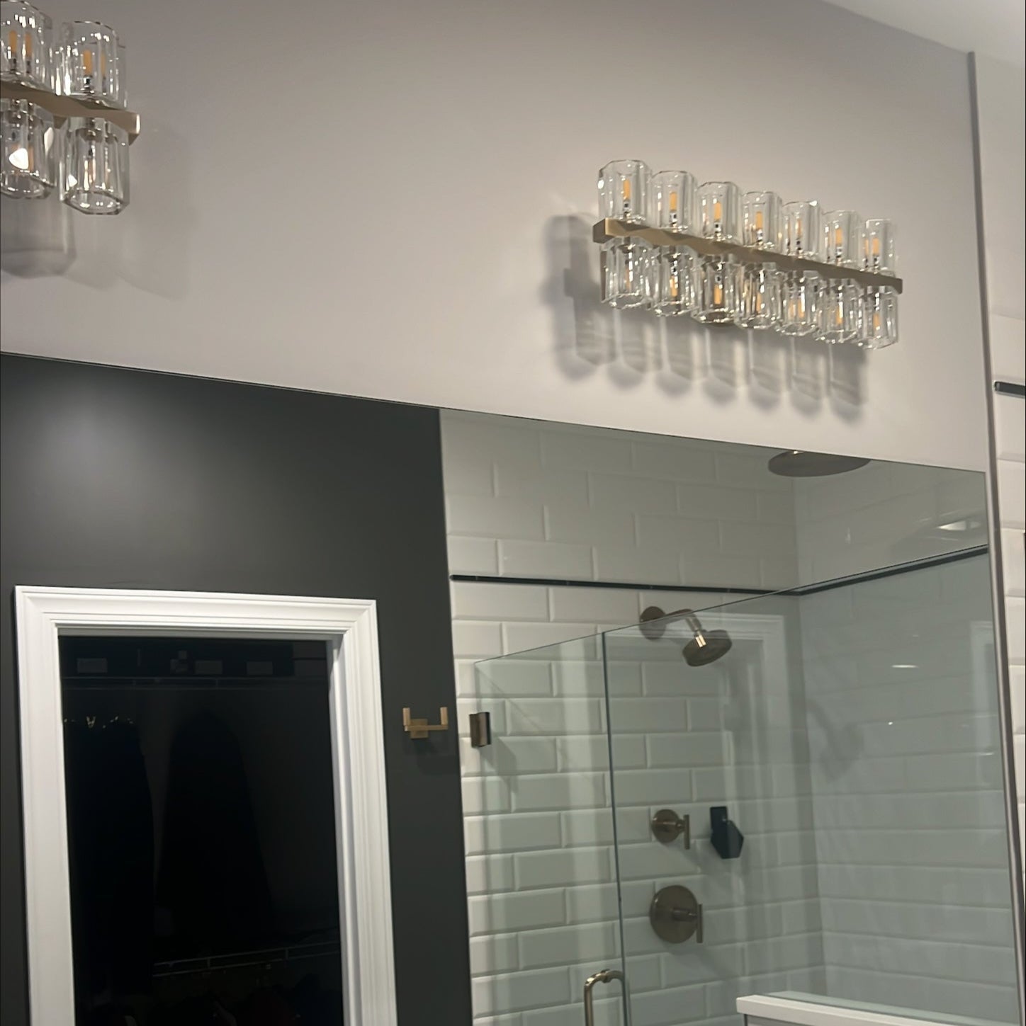 Arcachonest Crystal Wall Sconce 20"W - Zonesus