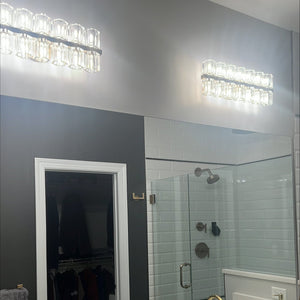 Arcachonest Crystal Wall Sconce 20"W - Zonesus