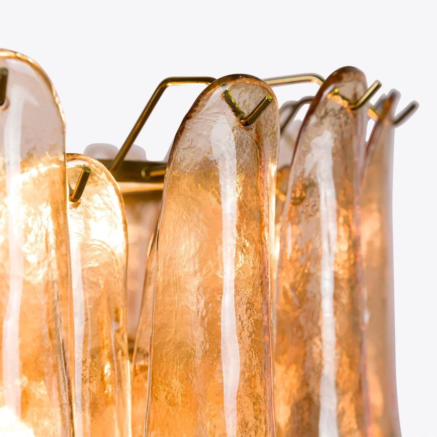 Amber Petalo Chandelier – 2 Sizes - Zonesus