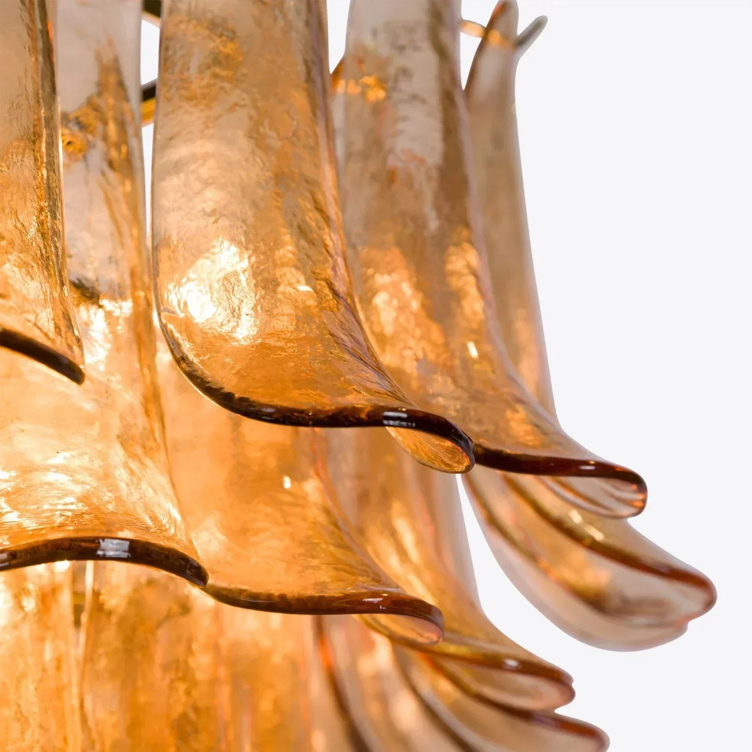 Amber Petalo Chandelier – 2 Sizes - Zonesus